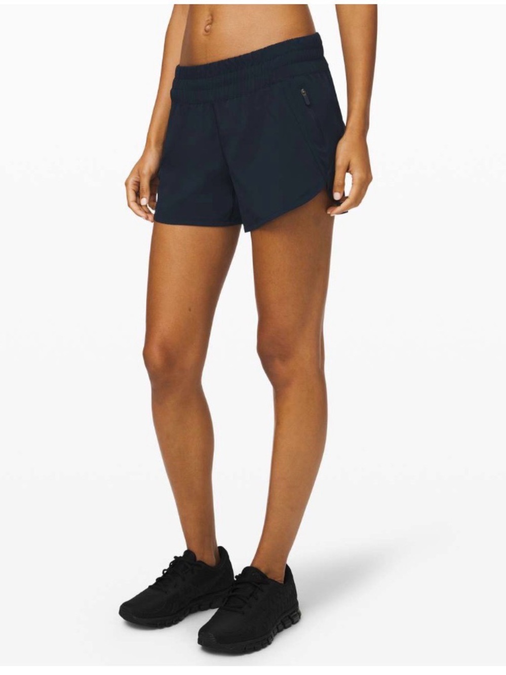 NWT Lululemon Tracker Shorts Size 16 True Navy Low Rise With 4” Inseam